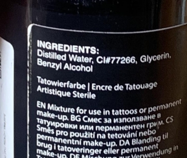 Dynamic - Union Black Tattoofarbe 240 ml.